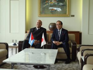 写真:市長表敬の様子